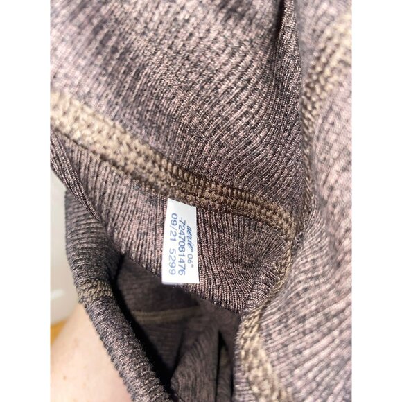 New Aerie High-Waisted  Cropped Leggings With Ribbed Texture & Pockets Size M - Picture 8 of 8